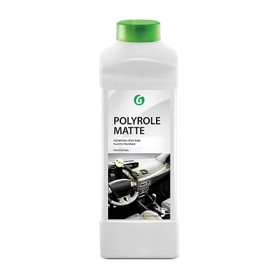 Полироль - очиститель пластика Polyrole Matte vanilla ваниль матовый 1 л 110268 (1 шт)  #1