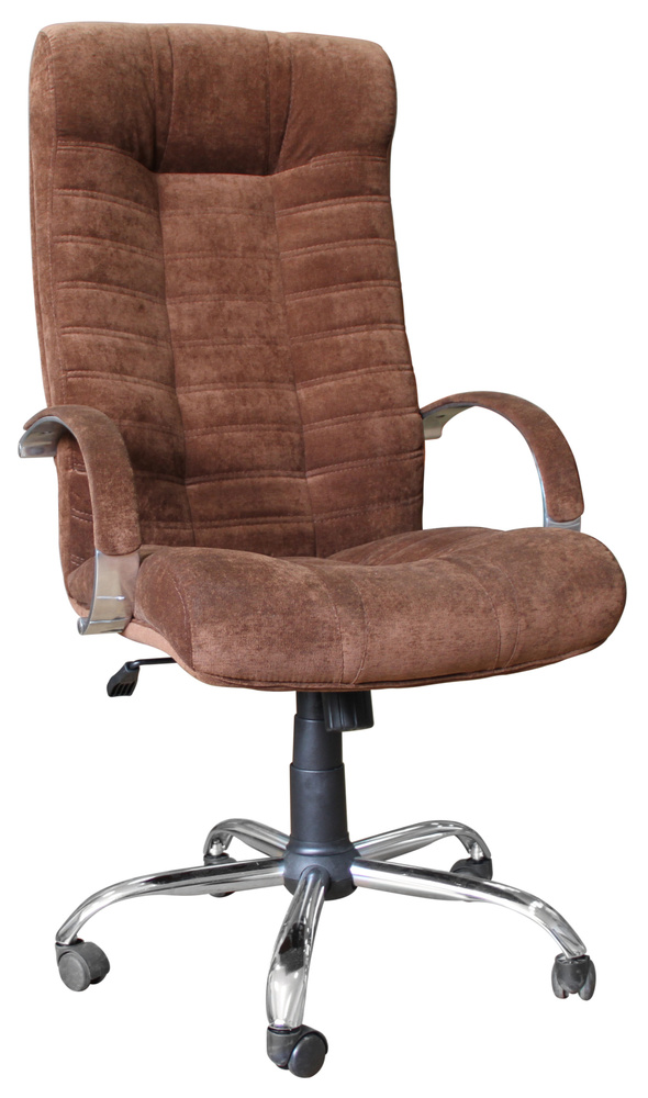 TUTKRESLA Игровое компьютерное кресло, Микровельвет, коричневый  #1
