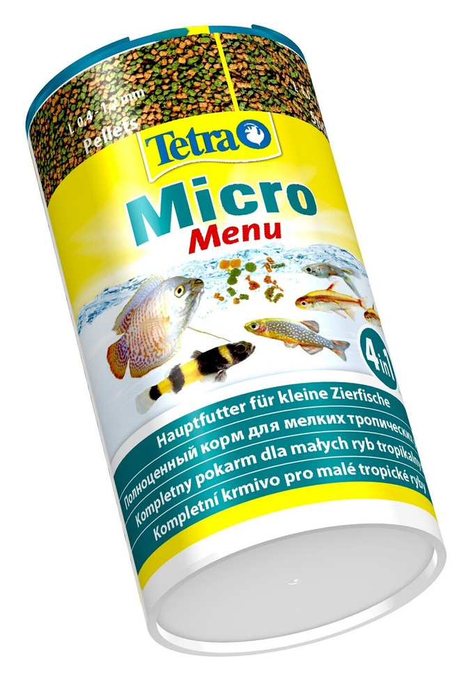 Tetra Micro Menu корм для мелких видов рыб 100мл #1