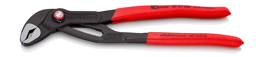 Клещи переставные KNIPEX COBRA QuickSet KN-8721250SB #1