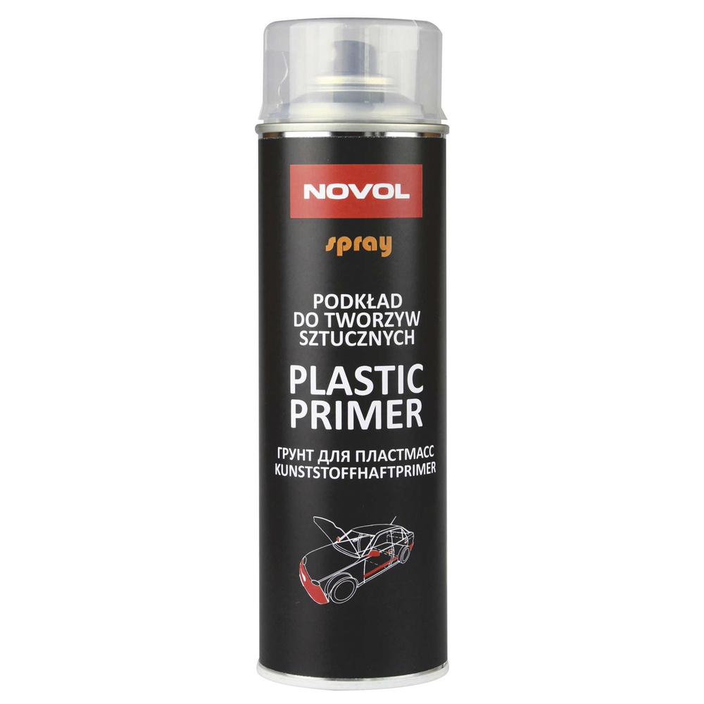 Грунт для пластмасс Novol PLASTIC PRIMER, аэрозоль 500 мл., 34482 #1