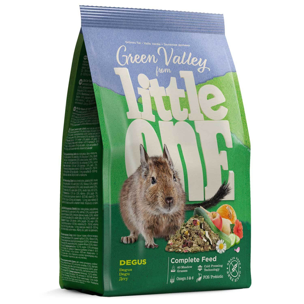 Little One "Зеленая долина" Корм из разнотравья для дегу, пакет 750 гр * 4 шт  #1