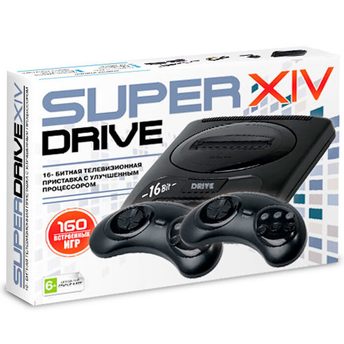 Игровая приставка 16-bit Super Drive Classic 14 + 160 игр #1