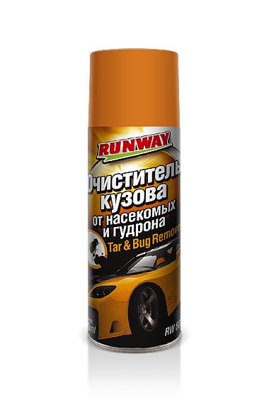 RUNWAY Очиститель кузова от насекомых и гудрона 450мл аэрозоль RW6089  #1