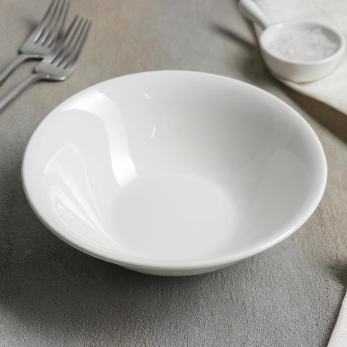 Тарелка глубокая White Label, 17,5 см, цвет белый #1