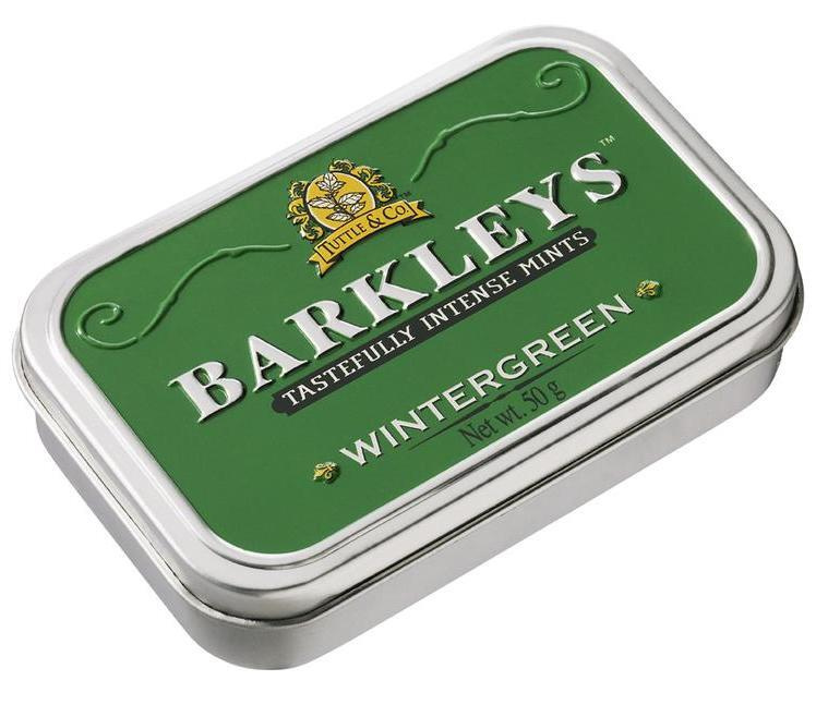 Леденцы BARKLEYS Mints WINTERGREEN Зимняя Свежесть 50г #1