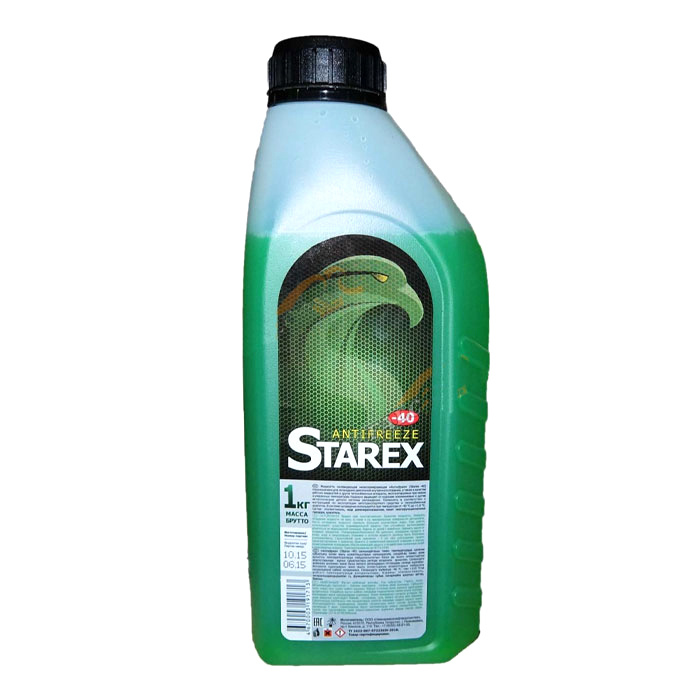 Антифриз зеленый STAREX Green - 40 / охлаждающая жидкость зеленая 1 кг. / жидкость для системы охлаждения #1