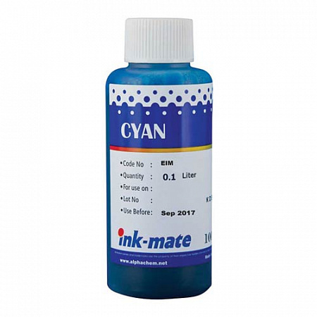 Чернила Ink-Mate T6642 / C13T66424A / EIM-200C голубые (cyan) Dye 100 мл для Epson (4406470000)  #1