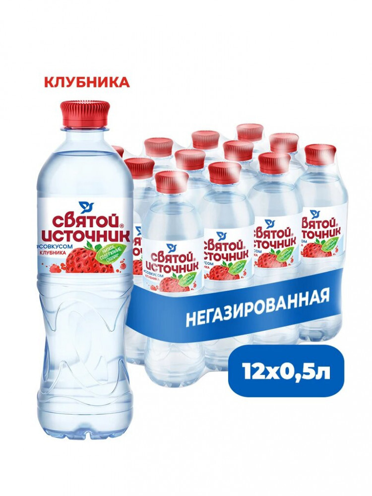 Святой Источник Вода Питьевая Негазированная 500мл. 12шт #1