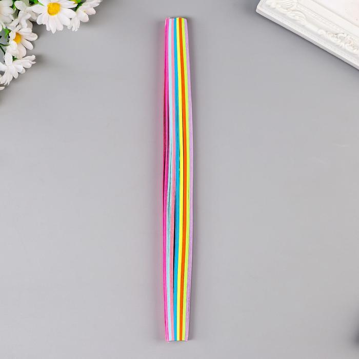 Полоски для квиллинга "Цветные" (набор 170 полосок) ширина 1 см 25х1,8х1 см  #1