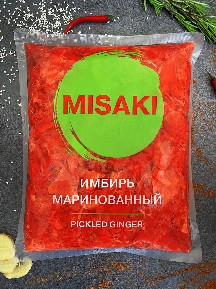 Имбирь маринованный "Misaki", 1,5 кг #1