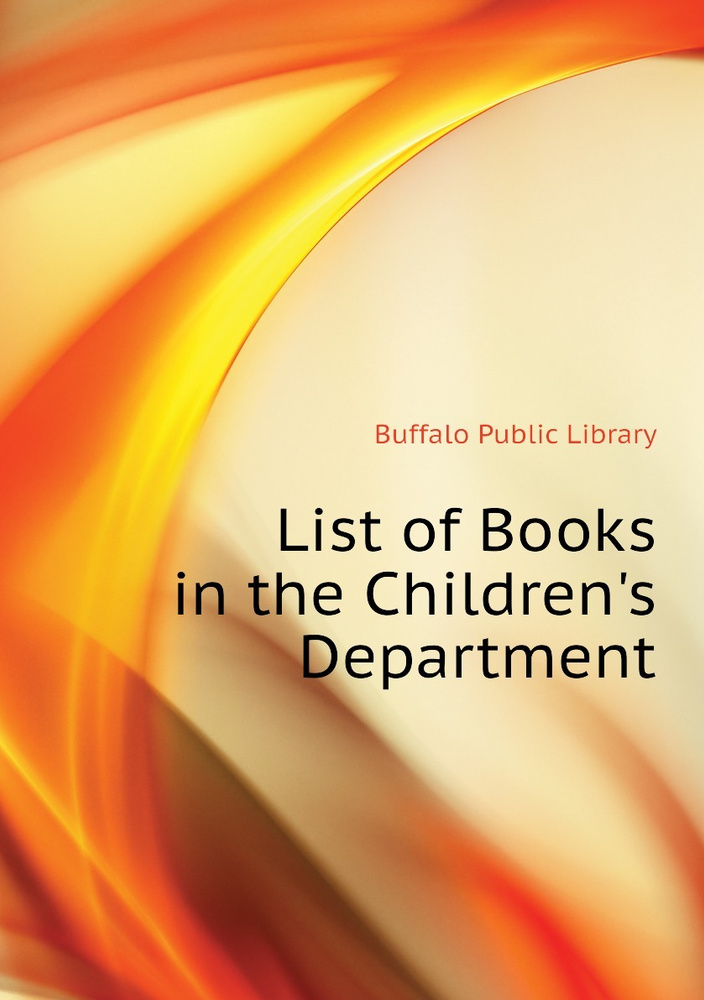 list-of-books-in-the-children-s-department