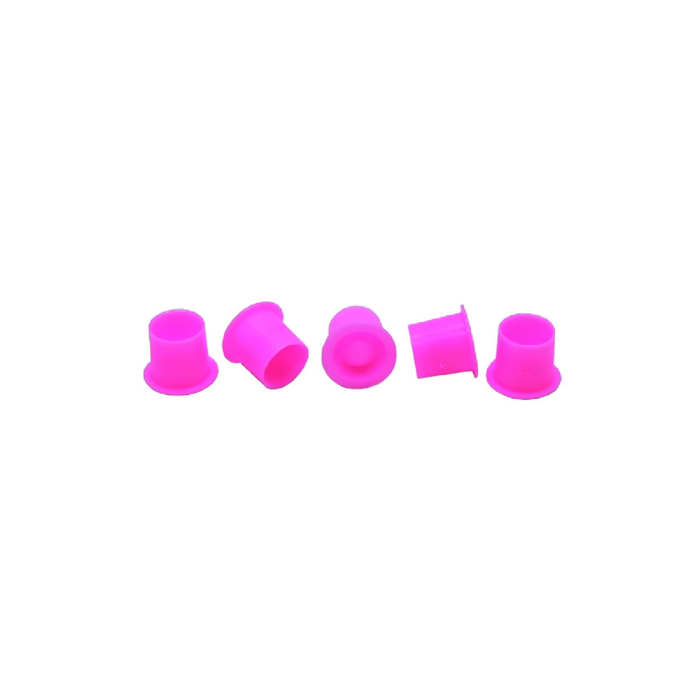 Колпачки для краски 7мм (розовые ,100шт) #1