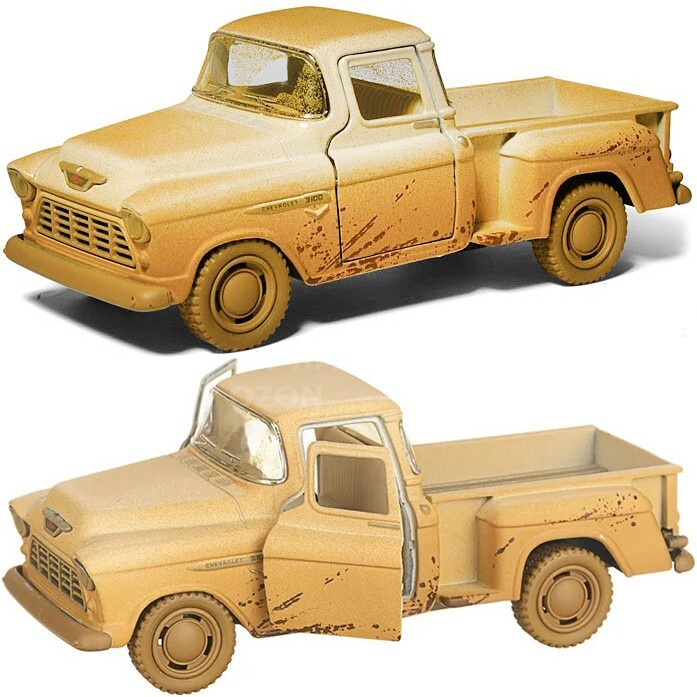 Машинка металлическая Kinsmart 1:32 1955 Chevy Stepside Pick-up (Шеви Шевроле Пикап) 5330DYKT инерционная #1