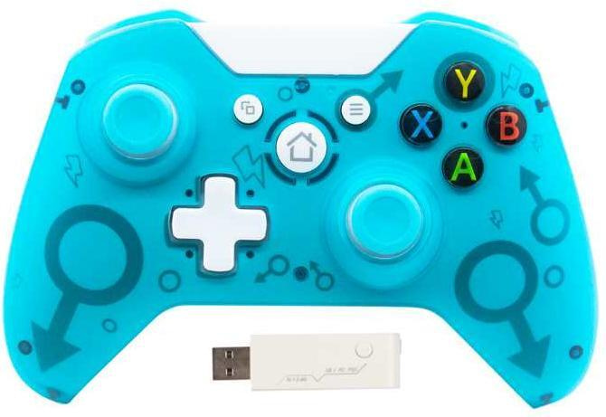 Геймпад беспроводной Controller Wireless N-1 2.4G Blue Голубой Xbox One/Series X/S/PS3/PC  #1