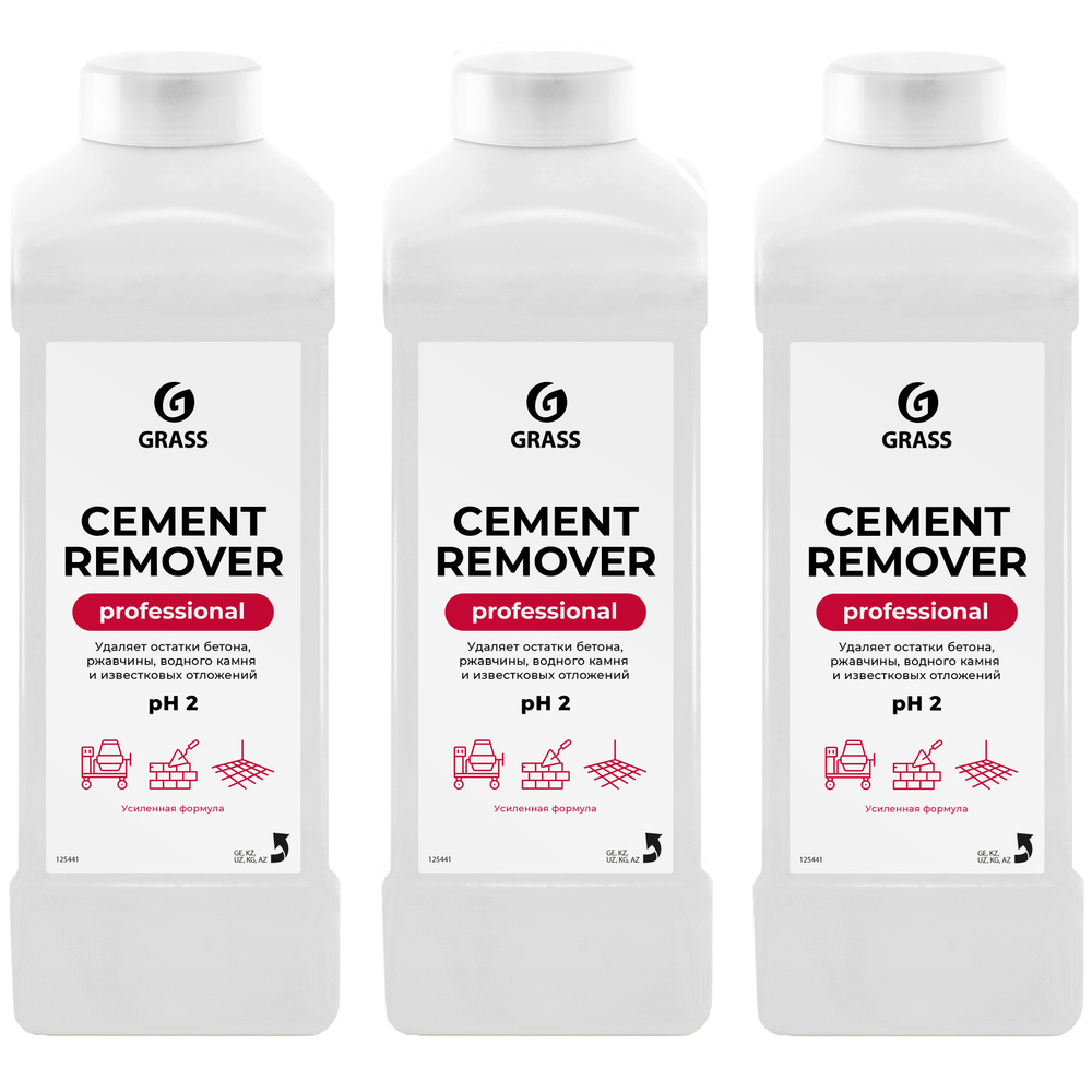 Очиститель цемента Cement Remover, концентрат, 1000 мл. х 3 шт. #1