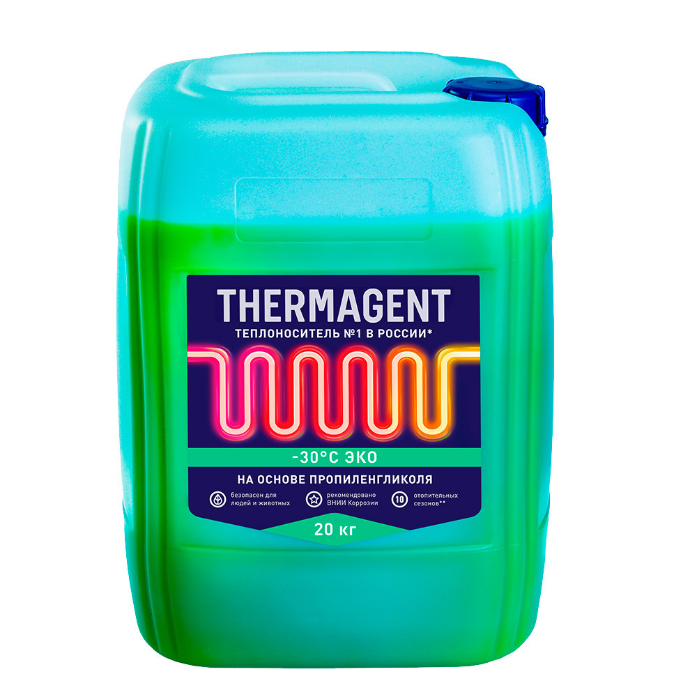 Теплоноситель Thermagent Eko -30 С 20 кг на основе пропиленгликоля  #1