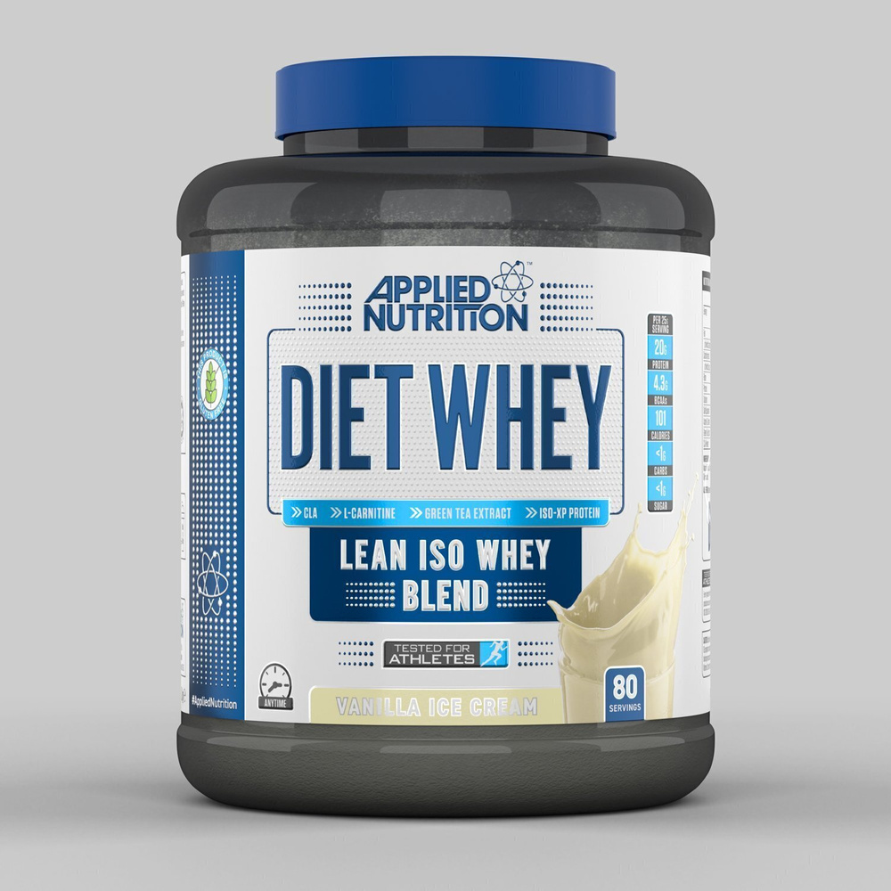 Сывороточный протеин Applied Nutrition DIET WHEY, белковый коктейль для похудения, ванильное мороженое, #1