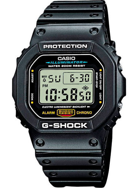 Японские наручные часы Casio G-SHOCK DW-5600E-1V с гарантией производителя  #1