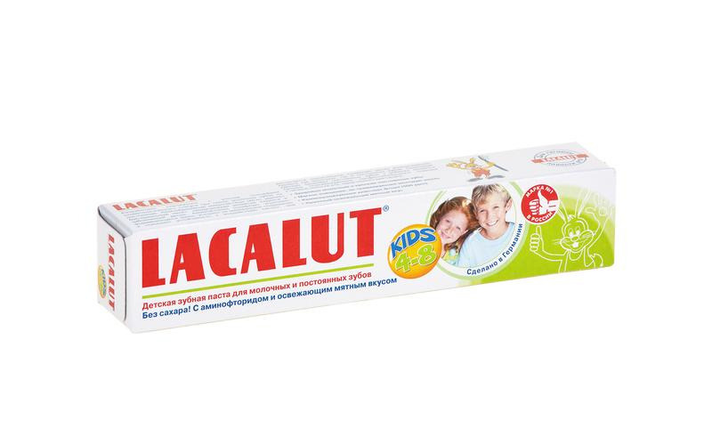 Зубная паста Lacalut Kids 4-8, 50мл #1