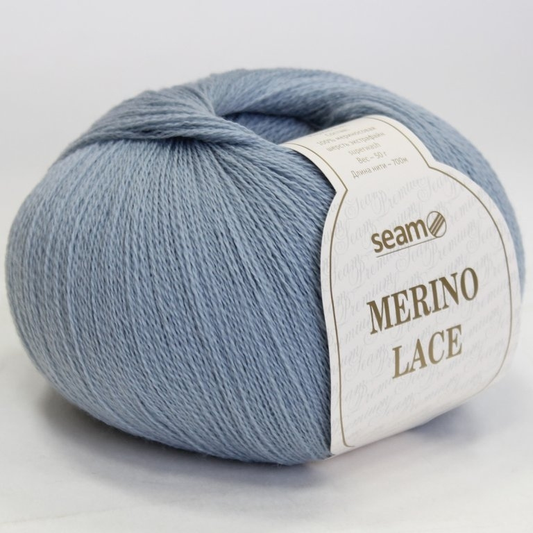 Пряжа Merino LACE цвет 30, 10шт*(700м/50г), 100% мериносовая шерсть #1