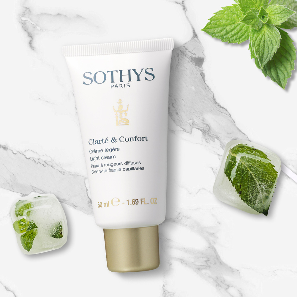 Sothys Крем для лица, легкий, для чувствительной кожи и кожи с куперозом Clarte&Comfort Light Cream 50 #1