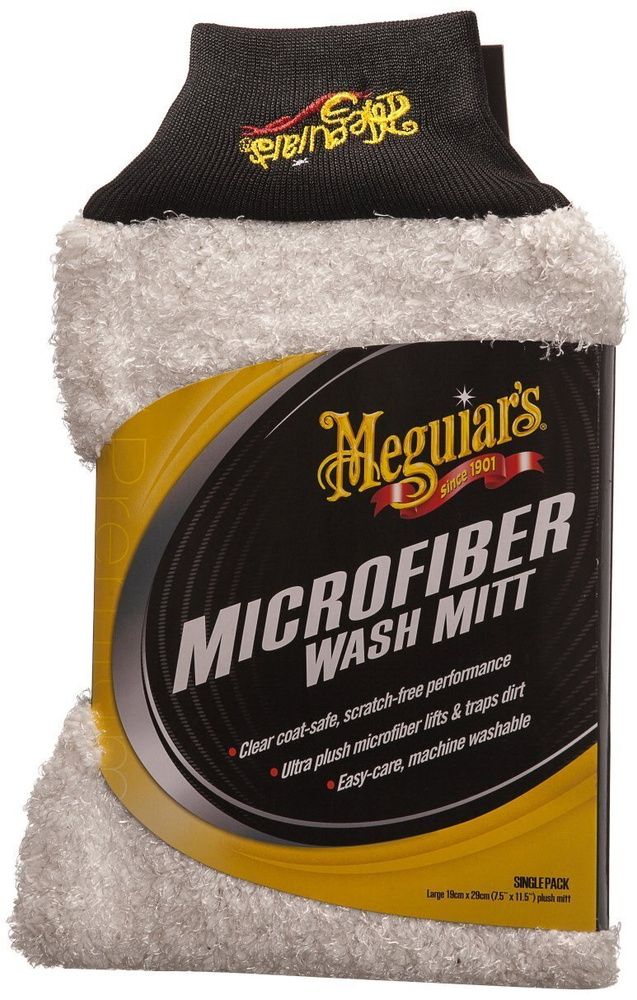 Микрофибровая варежка для мойки кузова Microfiber Wash Mitt Meguiar's  #1