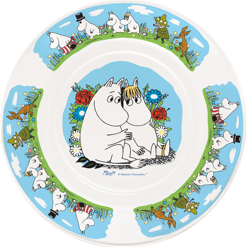 Тарелка Moomin / Муми-тролли стеклянная #1