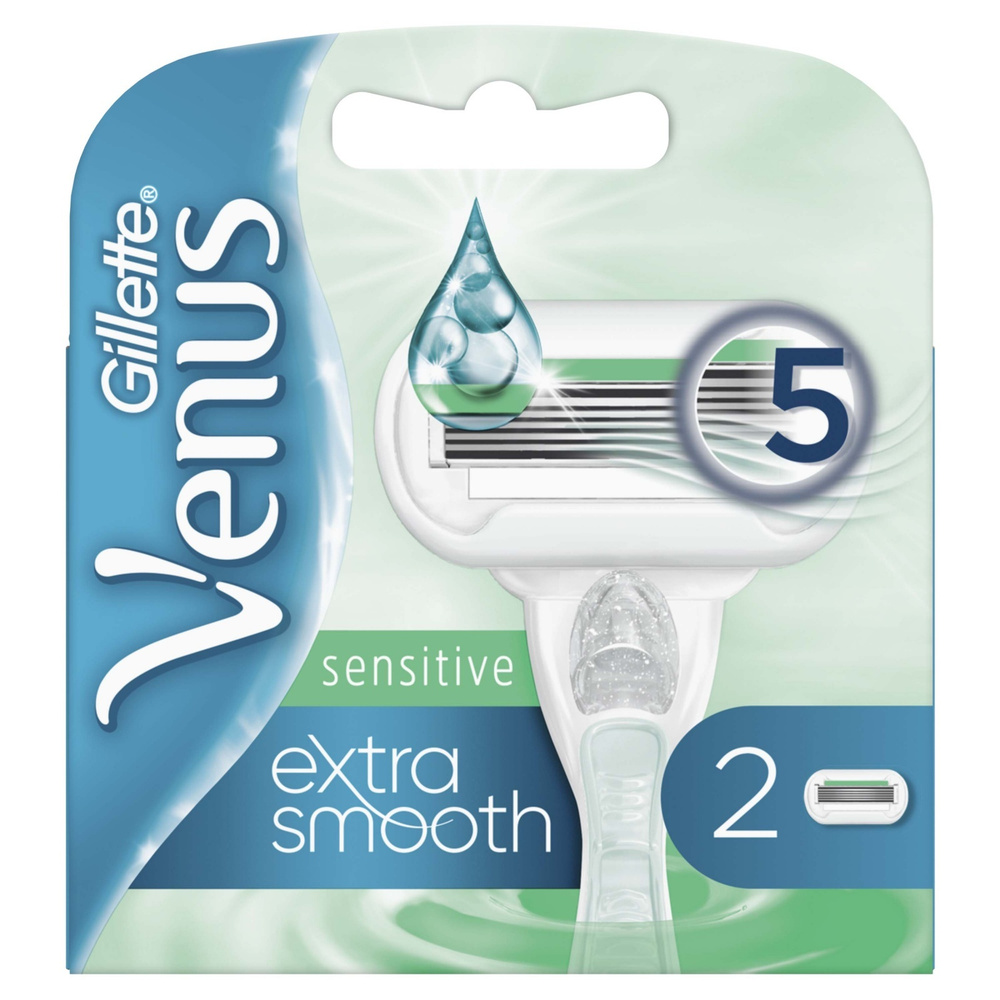 Сменные кассеты для бритья Gillette Venus Extra Smooth Sensitive, 2 шт #1
