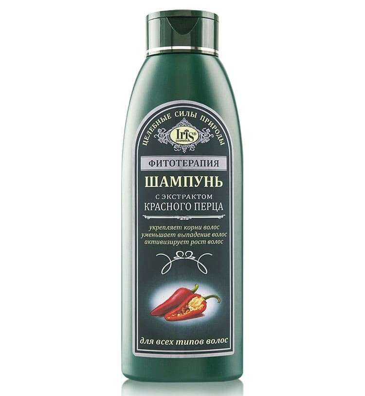 Iris Шампунь для волос ФИТОТЕРАПИЯ с экстрактом красного перца, 500 мл  #1