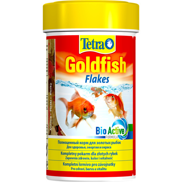 Tetra Goldfish Flakes 100мл/20г- питательные хлопья для всех видов золотых рыбок, а также других видов #1
