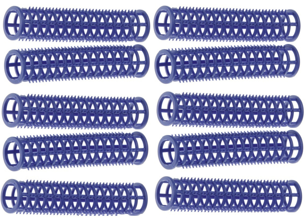 Dewal Beauty Бигуди пластиковые для завивки волос с шпильками в комплекте, d 17 мм x 76 мм (10 шт) DBPP17, #1