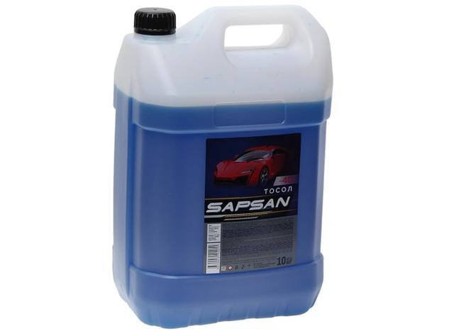 Жидкость охлаждающая ТОСОЛ SAPSAN ОЖ-40 10 кг #1