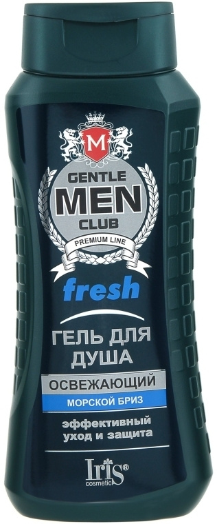 Iris cosmetic Гель для душа мужской Gentlemen club "Fresh Освежающий", 400 мл/  #1