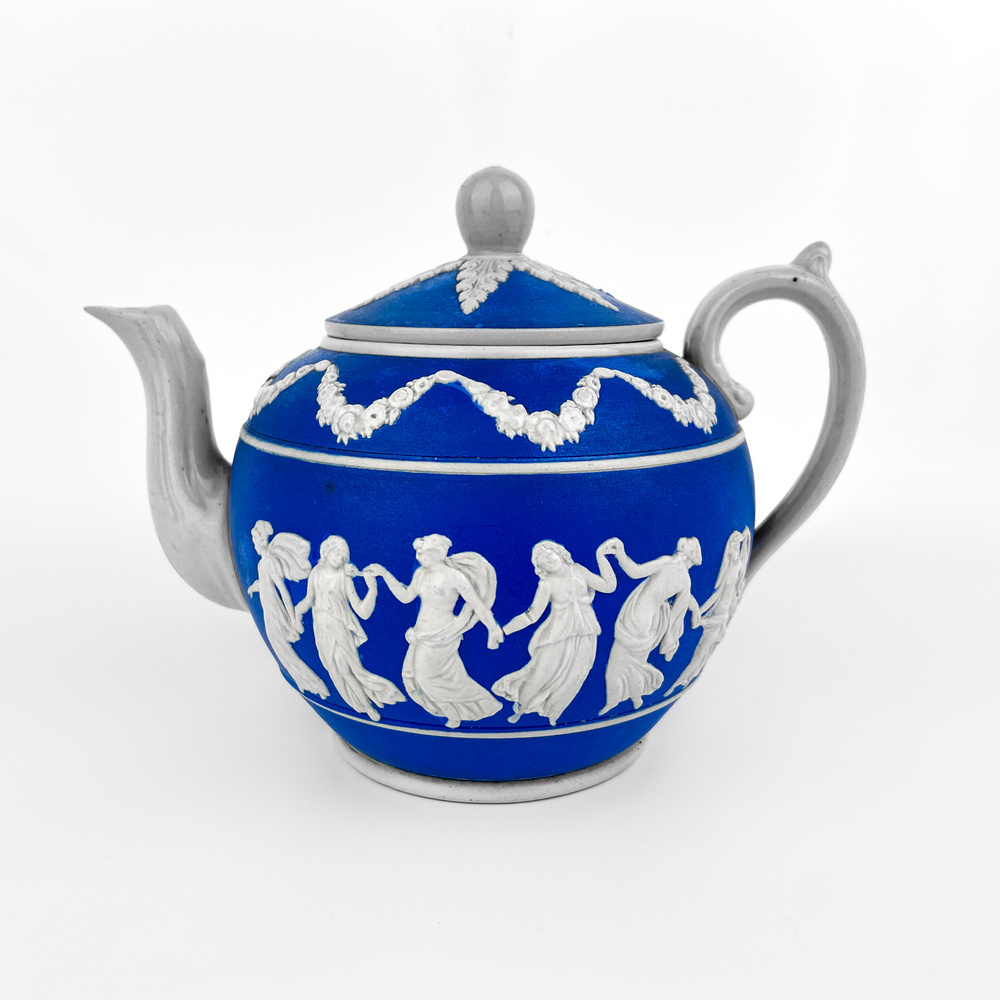 Чайник Spode. Англия, фарфор, 1891-1900 гг. #1