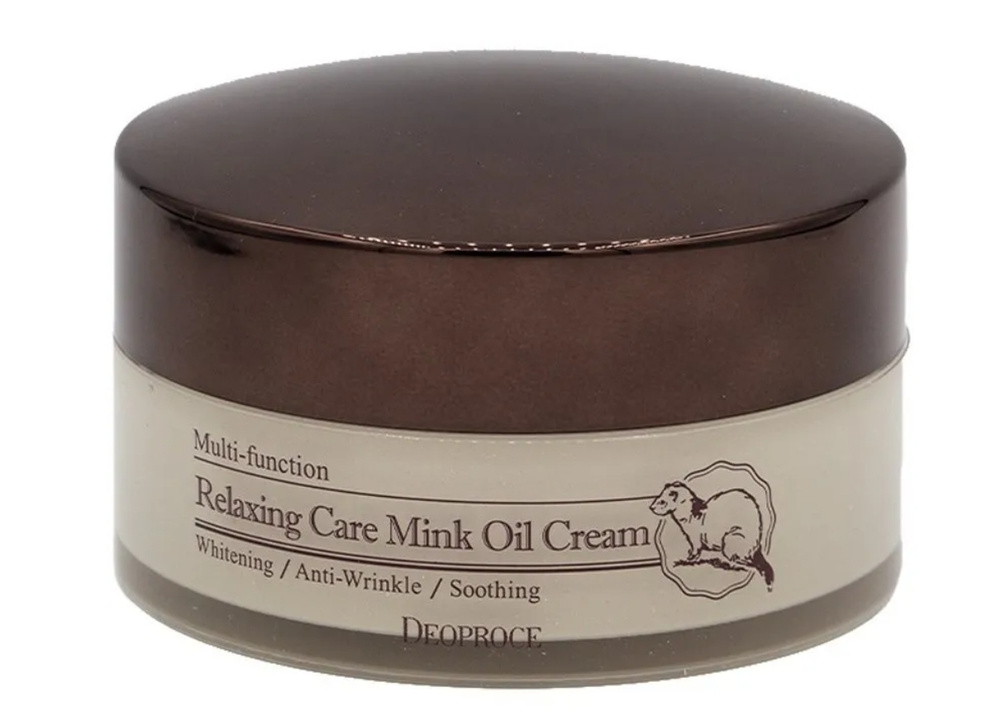 DEOPROCE Крем для лица с жиром норки Relaxing Care Mink Oil Cream, 100 мл. #1