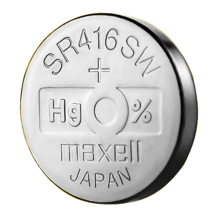 Maxell Батарейка 337 (SR416), Оксид-серебряный тип, 1,55 В, 1 шт #1