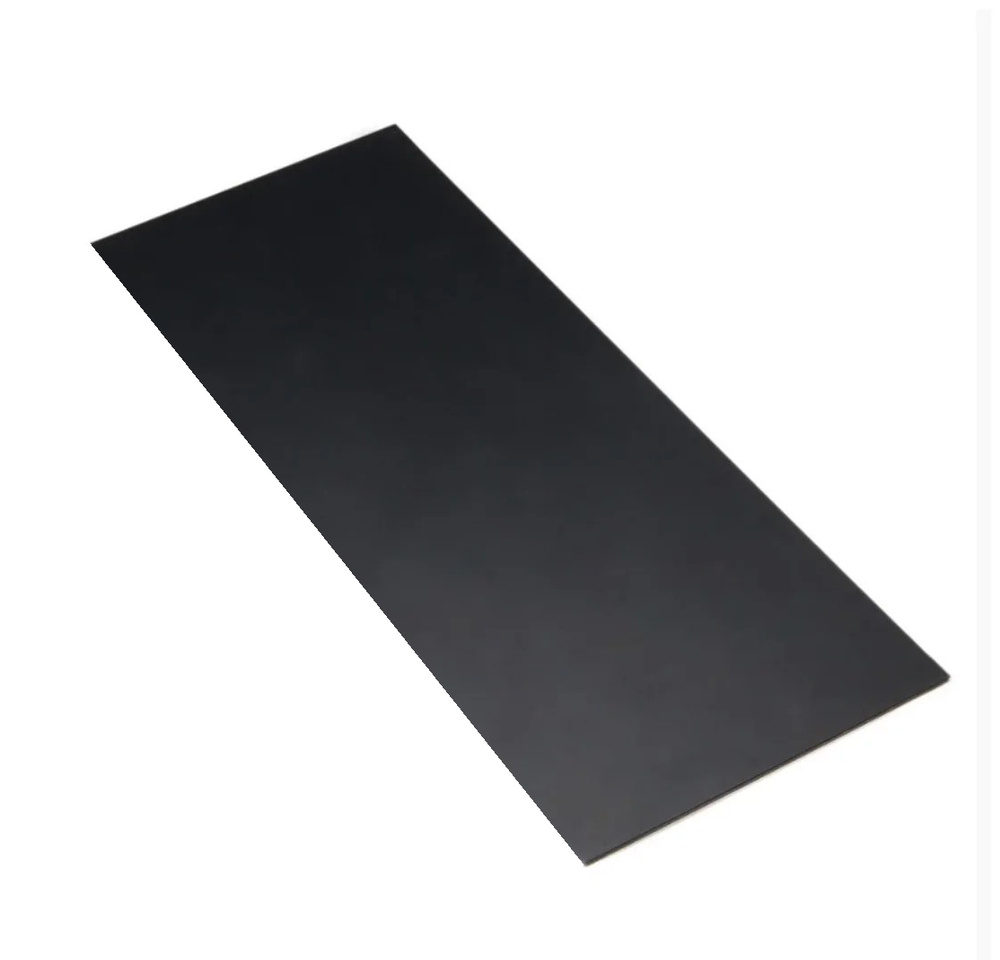 Пластик ПНД листовой, 700x1800 мм, черный, толщина 1мм #1