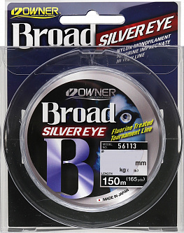 Монофильная леска для рыбалки OWNER Broad Silver Eye по 150 м купить по ...