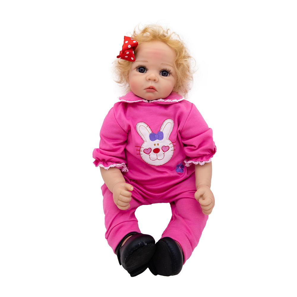 Мягконабивная кукла младенец Реборн (Reborn Dolls) девочка Райя 55 см  #1