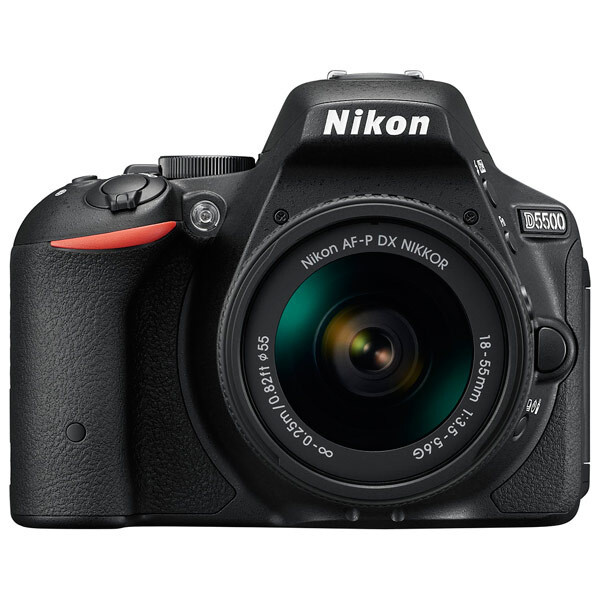 Фотоаппарат Nikon D5500 Kit AF-P 18-55mm f/3.5-5.6 VR, черный #1