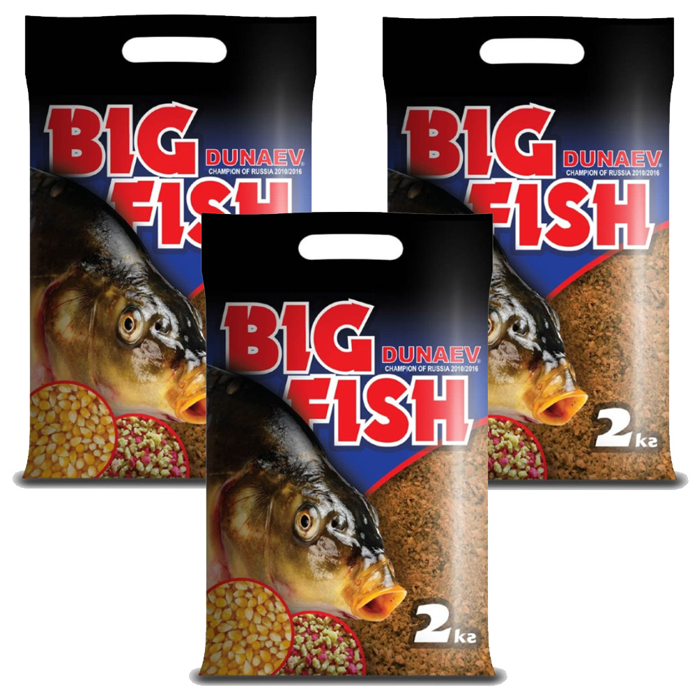 Прикормка Dunaev BIGFISH (3 упаковки/ 6 кг) #1
