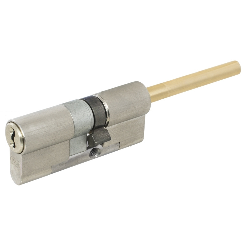 Цилиндровый механизм EVVA EPS 92 mm 41x51 ключ-ключ матовый никель  #1