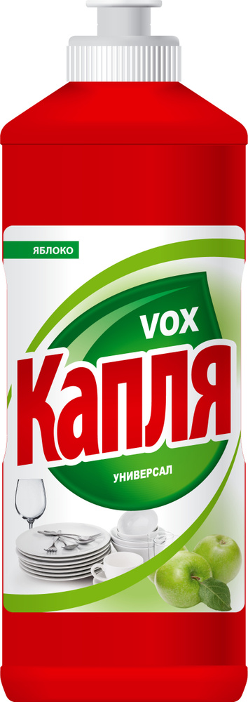 Капля Vox Жидкость для посуды Сода-эффект Яблоко 450мл #1