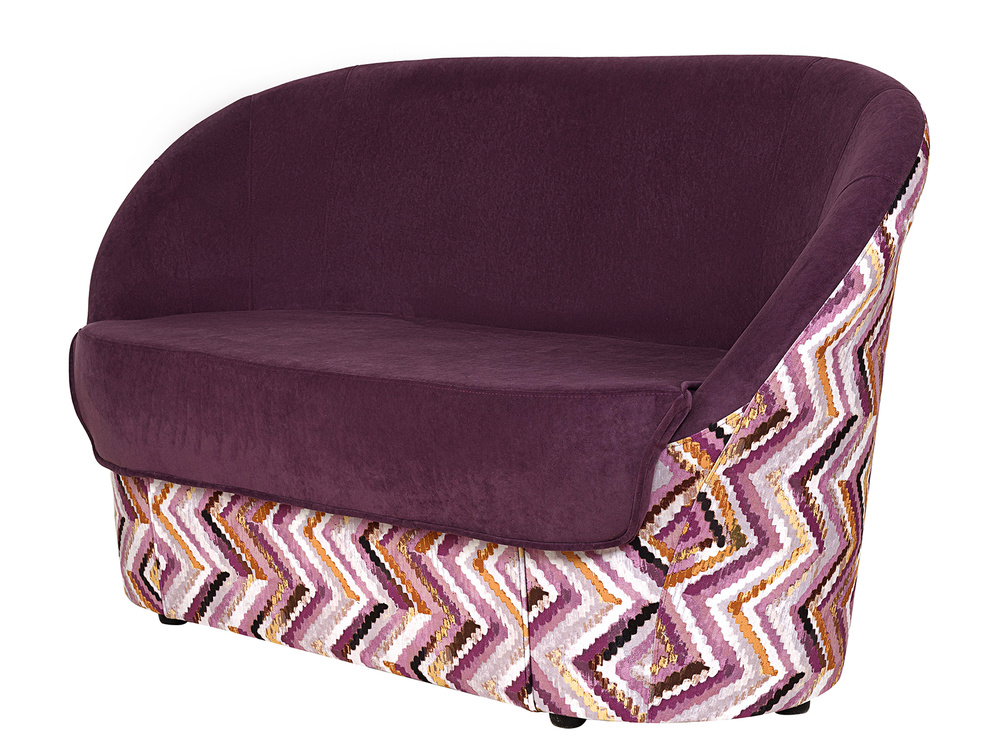 Петролюкс Прямой диван, механизм Нераскладной, 140х72х85 см,пурпурный  #1