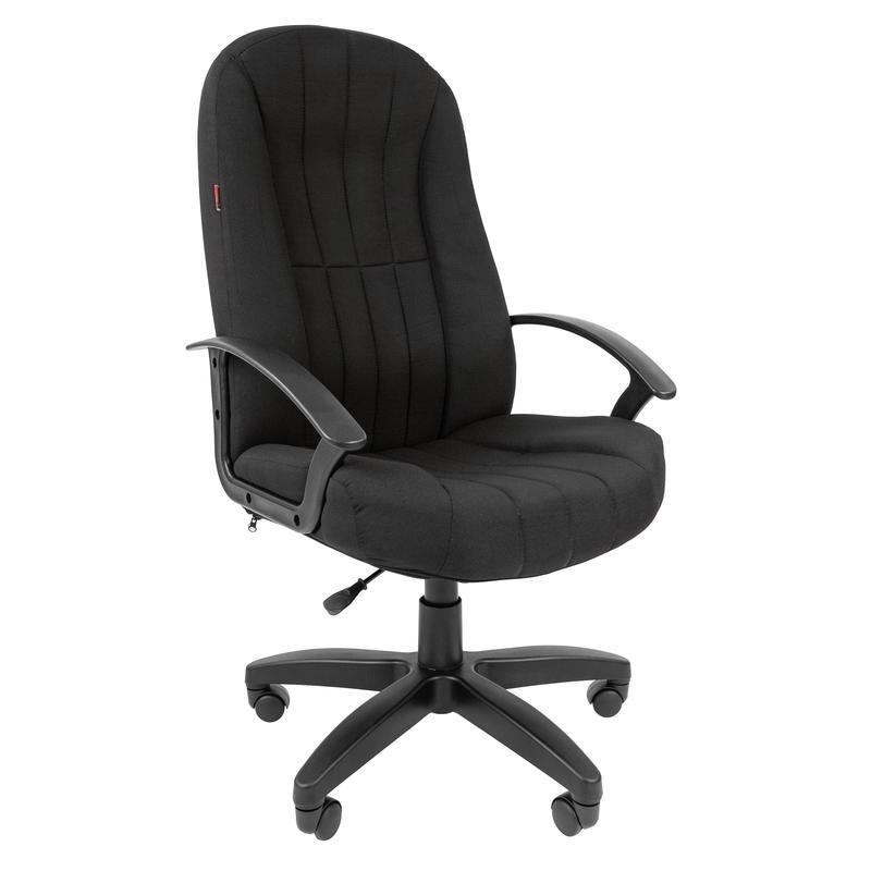 Кресло компьютерное Easy Chair офисное, для руководителей, ткань, черный  #1