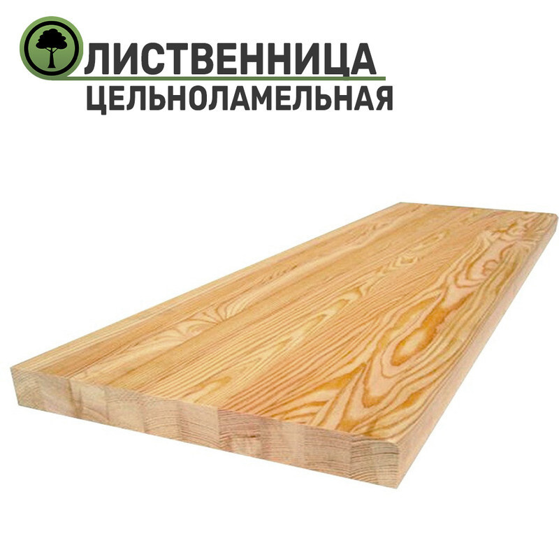 Столешница для кухни клеевая из массива дерева Лиственница 2400х600x18мм цельноламельная  #1