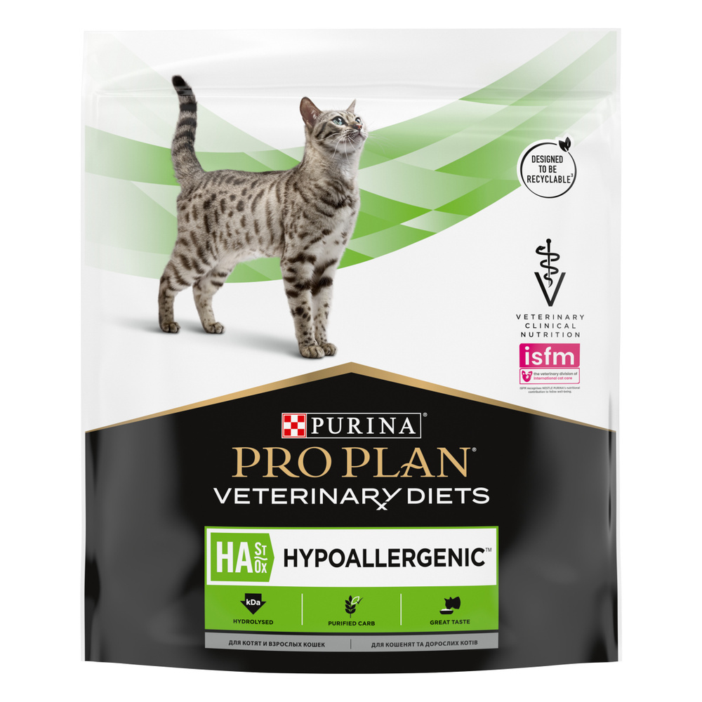 Сухой корм для кошек Pro Plan Veterinary Diets Hypoallergenic при пищевой непереносимости 325 г  #1