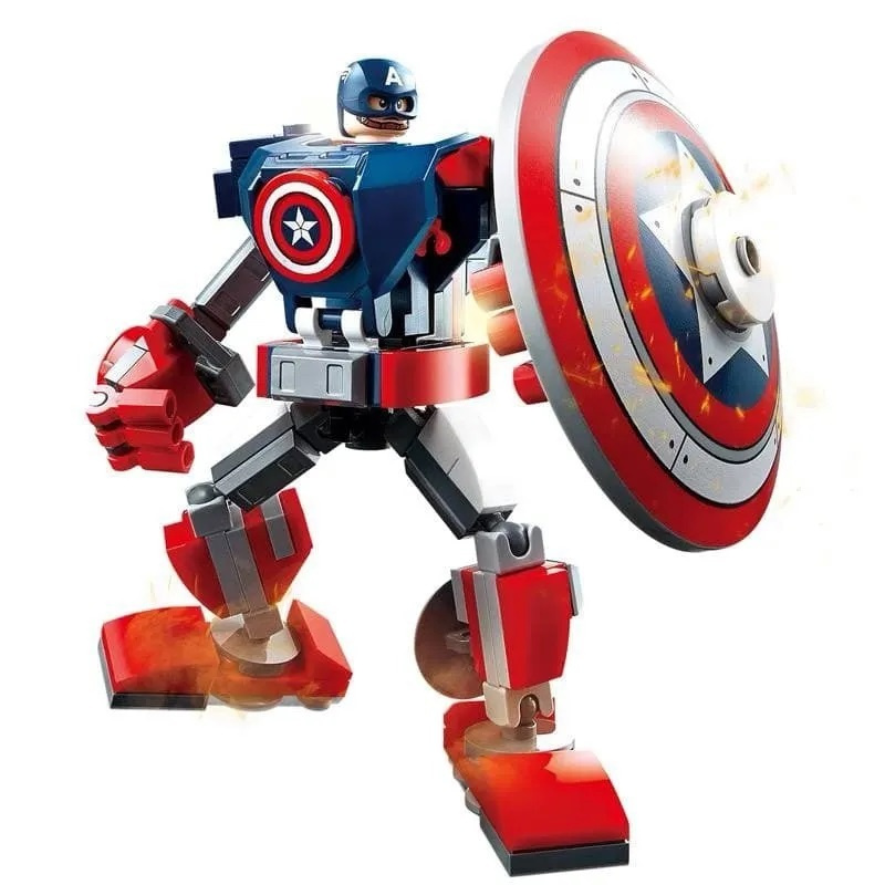 Конструктор KSZ Марвел "Капитан Америка", Marvel, 121 деталь / Конструктор детский  #1
