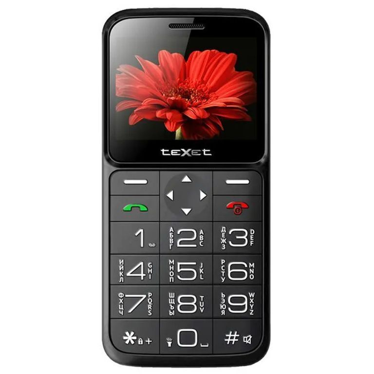 Мобильный телефон teXet TM-B226 цвет черный-красный #1